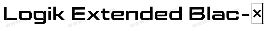 Logik Extended Blac字体转换